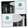 Alipis Cosmetic Sponge Box Rotatable Makeup Sponge Holder Storage Case Makeup Powder Puff Organizer Desktop Beauty Storage Box view 4