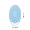 LIFKOME 2pcs Silicone Body Scrubber for Gentle Exfoliation Dual-Sided Bath Brushes Ergonomic Design for Hair Body Washing Easy to Clean Hanging view 4