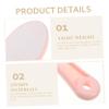 Beatifufu 2pcs Manual Foot Scrubber Double-sided Exfoliating Tool for Dead Skin Removal Portable Pedicure Exfoliator for Home and Salon Use Safe Easy to Operate view 2