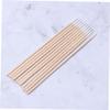 MERRYHAPY 200pcs Makeup Brush Cleaner Disposable Single Pointed Head Wooden Cotton Swab Non-linting for Ear Cleaning Nail Art Salon Hospital Home view 4