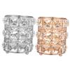 FOYTOKI 2pcs Crystal Makeup Brush Holder Pen Organizer Elegant Desktop Storage for Brushes Lipsticks and Pens Material Present for Friends and Family view 1