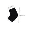 CTIRCHIU 2pairs Moisturizing Toeless Gel Heel Socks Elastic Gel Socks for Cracked Heels Comfort Protection for Black Skin Tone Options view 2