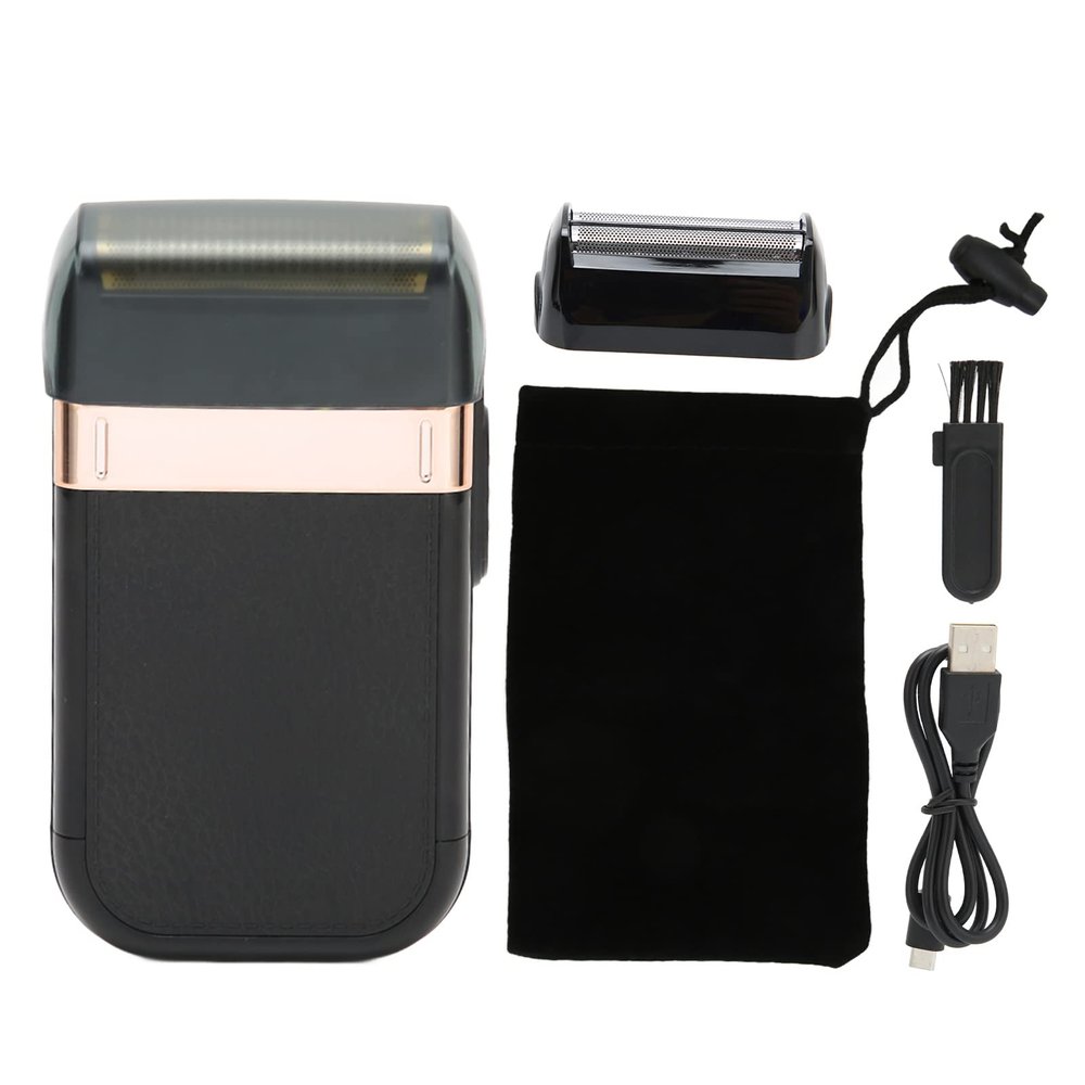 Nutriess Electric Foil Shaver Rechargeable Beard Trimmer Multifunctional Detachable Blade Hair Cutting Machine for Smooth Shaving and Grooming