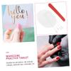 Baluue 20bags Makeup Pads Disposable Facial Pads Swabs and Nail Files for Women for and Makeup Removal Lightweight and Portable view 3