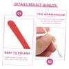 Baluue 20bags Makeup Pads Disposable Facial Pads Swabs and Nail Files for Women for and Makeup Removal Lightweight and Portable view 4