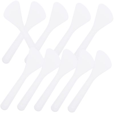 MERRYHAPY 80pcs Plastic Cosmetic Dispensing Spoons - Applicators for Face Masks Creams and Serums Lightweight and Easy to Use for Daily Skincare and Beauty Treatments
