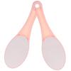 Healvian 2pcs Portable Double-sided Foot Scrubber Handheld Exfoliator Callus Remover Tool for Smooth Feet Pedicure Tool for Home Use Dead Skin Callus Removal view 1