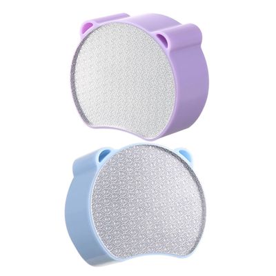 SKISUNO 2pcs Dual-sided Hair Remover and Foot Tool Manual Exfoliation Hair Removal for Women Portable Handheld Design Reusable and Compact for Home Travel