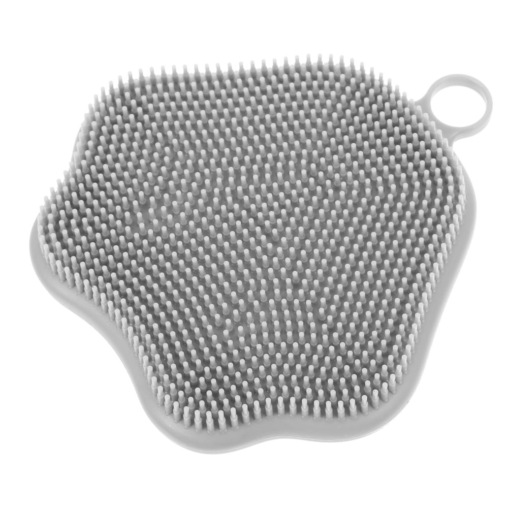Baluue Silicone Face Scrubber for Gentle Exfoliating and Deep Cleansing Soft Bath Brush Ergonomic Handle for Facial Massage and Blackhead Removal for Daily Skincare Routine