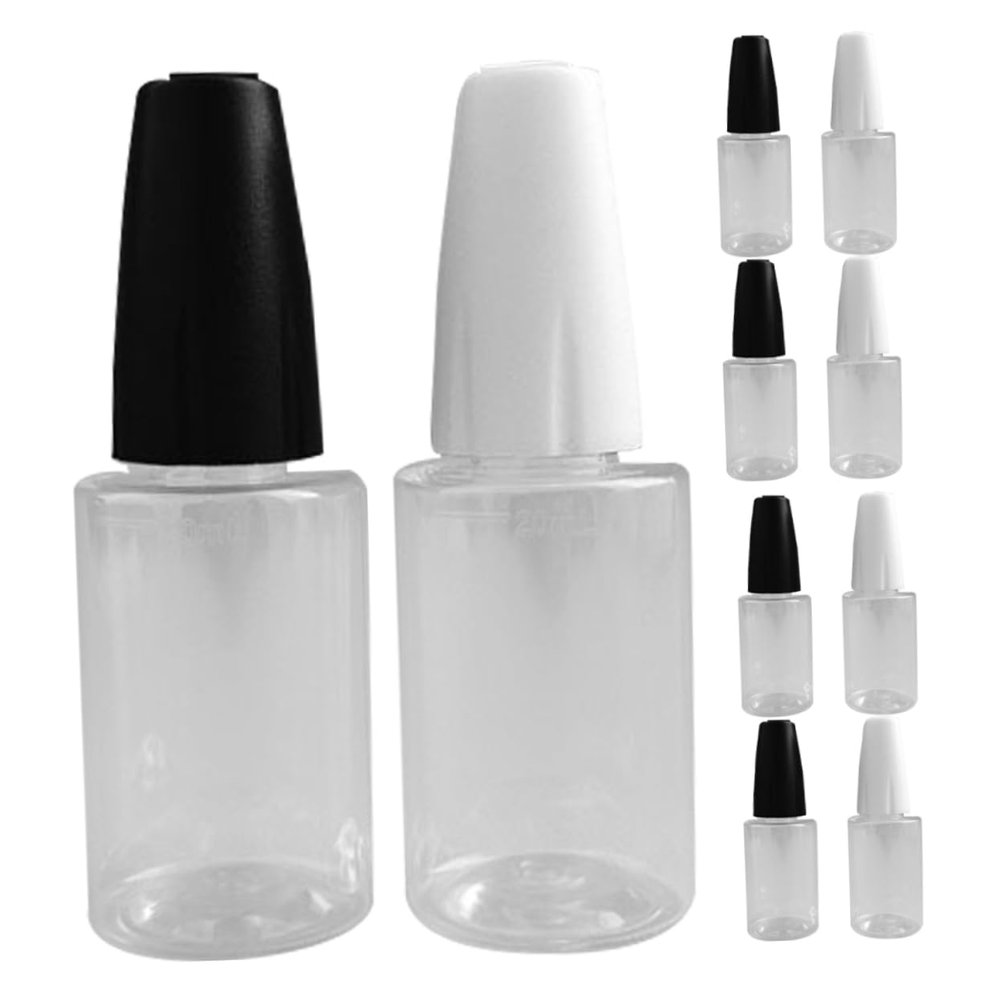 10Pcs Needle Tip Applicator Bottles 10ml, PET