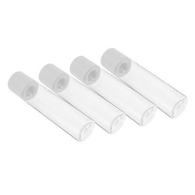 NULYLU 4pcs Refillable Lotion Dispensers Travel Containers for Liquid Toiletries Compact and Lightweight Skincare Bottles for Travel Business Trips Fitness and Camping