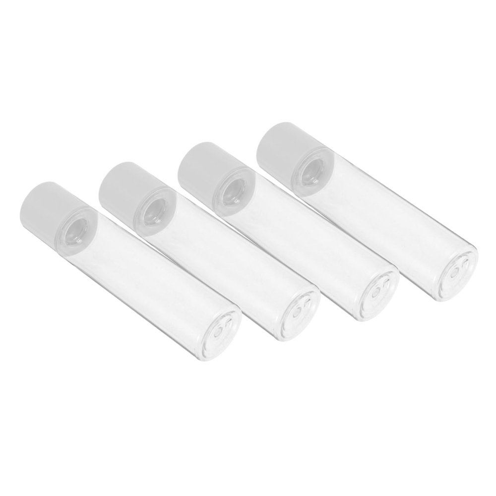 NULYLU 4pcs Refillable Lotion Dispensers Travel Containers for Liquid Toiletries Compact and Lightweight Skincare Bottles for Travel Business Trips Fitness and Camping