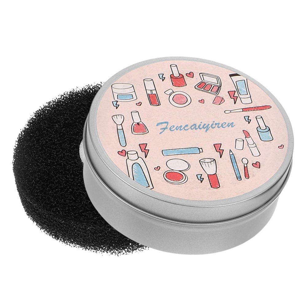 FOYTOKI Makeup Brush Cleaning Box Dry Clean Sponges for Foundation Blush Eye Shadow Makeup Supplies Travel-friendly