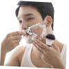 ADOCARN Professional Shaving Brush for Men Beard Care Supplies Barber Brush Ergonomic Handle for Home and Salon Use for Grooming and Softening Facial Hair view 3