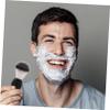 ADOCARN Professional Shaving Brush for Men Beard Care Supplies Barber Brush Ergonomic Handle for Home and Salon Use for Grooming and Softening Facial Hair view 4