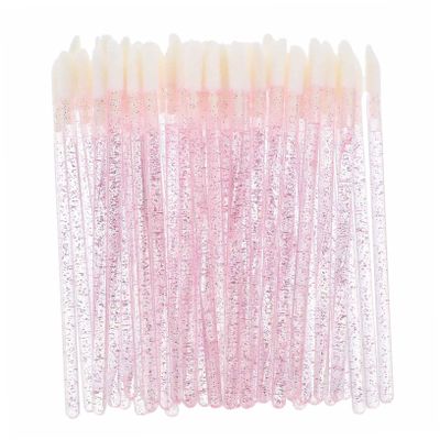 PLAFOPE 250pcs Lip Gloss Brush Applicator Wands Lip Plumping Gloss for Women Diy Makeup Tool