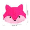 PLAFOPE Cosmetic Tool Cleaning Mat Suction Cup Makeup Brush Cleaner Pad Rose Pink Silicone view 2