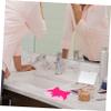 PLAFOPE Cosmetic Tool Cleaning Mat Suction Cup Makeup Brush Cleaner Pad Rose Pink Silicone view 3