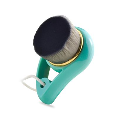 Fiber Manual Facial Cleansing Brush Hanging Deep Pore Green