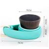 Fiber Manual Facial Cleansing Brush Hanging Deep Pore Green view 2