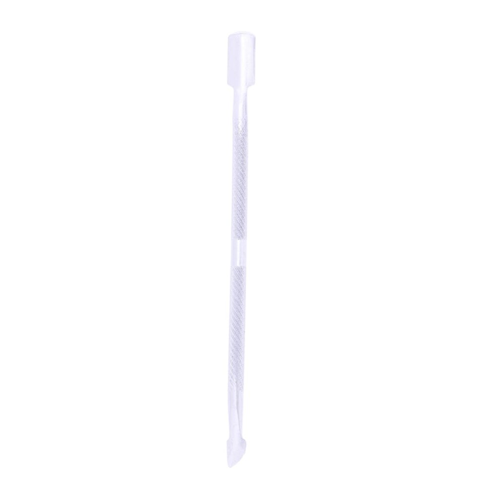 PLAFOPE 3pcs Stainless Steel Nail Cuticle Pusher and Remover Kit for Manicure and Pedicure Dual-end Cuticle Cleaner Tool for Nail Care and Dead Skin Removal