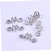 BIUDECO 40pcs Diy Braiding Hair Accessories Alloy Dreadlock Rings Filigree Tube Hair Rope for Dreadlocks Fashionable Cuffs view 2