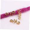 BIUDECO 40pcs Diy Braiding Hair Accessories Alloy Dreadlock Rings Filigree Tube Hair Rope for Dreadlocks Fashionable Cuffs view 3