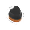 AUTSUPPL Heart-shaped Makeup Brush Soft Flat Top Powder Brush for Women for Blending Contouring Portable Design for Travel Daily Use Easy to Clean Lightweight Compact view 2