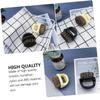 FOYTOKI Beard Maintenance Set 4pcs Plastic Handle Bristle Beard Brush Styling Comb Gentle for Skin for Grooming Random view 3