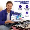 Stuhrling Bottle Trektote Travel Toothbrush and Toothpaste Set - 6 Piece Dental Care Kit, TSA Compliant, Includes Toothpaste, Toothbrush, Mouthwash, Tongue Cleaner, Flosses and Premium Toiletry Bag view 4