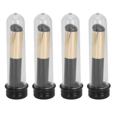 4Pcs Silicone Makeup Brush, Round Head Silicone Lip Applicator for Lip Balm, Lip Gloss, Lipstick and Concealer