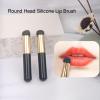 4Pcs Silicone Makeup Brush, Round Head Silicone Lip Applicator for Lip Balm, Lip Gloss, Lipstick and Concealer view 4