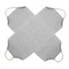 AUTSUPPL 2pcs Exfoliating Back Shower Towel Stretchable Design for Deep Cleansing and Dead Skin Removal Multi-functional Body Washcloth for Men and Women Light Grey view 1