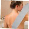 AUTSUPPL 2pcs Exfoliating Back Shower Towel Stretchable Design for Deep Cleansing and Dead Skin Removal Multi-functional Body Washcloth for Men and Women Light Grey view 4