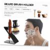 FOYTOKI Stainless Steel Razor Stand Brush Holder Beard Brush Holder Straight Razor Stand view 4