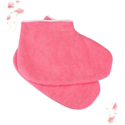PLAFOPE Paraffin Therapy Foot Glove Wax Foot Cover Massager for Women Easy DIY Care Spa Home Use Moisturizing Socks