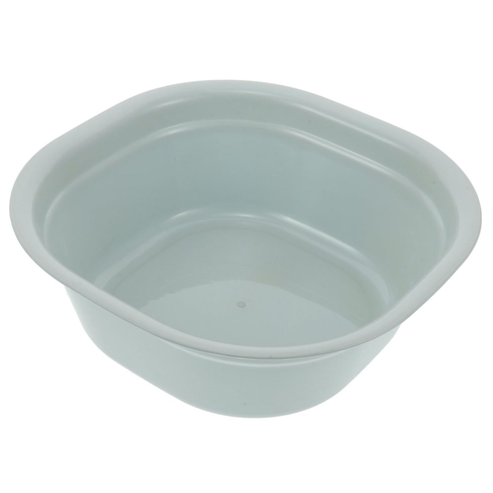 AUTSUPPL Large Thickened Plastic Wash Basin Square Design for Kitchen Laundry and Foot Soak Multi-purpose Basin with Sturdy Plastic Construction and Space-saving Compact