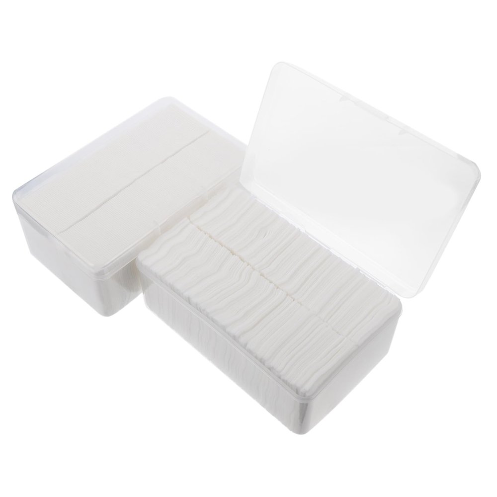 Beatifufu 2000pcs Soft Gentle Facial Puff Makeup Remover Non-Woven Cleaning Pads for Skincare Care