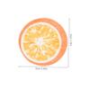 PLAFOPE 50pcs Facial Mask Orange Pattern Reusable Skincare Mask Hydrating Paper for Spa view 2