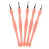 PLAFOPE 5pcs Cuticle Pusher and Trimmer Tool Set for Manicure Nail Remover Cuticle Care for Home and Salon Use view 1