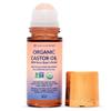 QUEEN OF THE THRONES Organic Golden Castor Oil Roll-On with Rose Quartz | 100% Pure for Skin, Brows & Lashes and less mess Castor Oil Packs | Hexane-Free | USDA Certified | Cold-Pressed 1.7oz (50mL) view 1