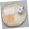 FOYTOKI Cotton Buds Pointed Tips 150pcs Pink Small Cotton Swabs for Lashes Gentle on Tool view 4
