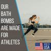 Pure Sport Peppermint Bath Bombs - Magnesium Epsom Salt and Natural Essential Oils for Soaking, Christmas Stocking Stuffer Gifts for Runners, Post Workout Muscle Recovery Soak for Athletes, USA Made view 4