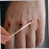 WOONEKY 5sets Disposal Cotton Sticks for Women Makeup Accessories Lint Cotton Swabs 150pcs*5 view 2