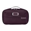 Briggs & Riley Expandable Essentials Kit - Toiletry Travel Bags for Women & Men, Organizer for Vacation, Compact Dopp Kit for Bathroom Accessories, Makeup, & Skincare - Baseline Collection, Plum view 1