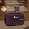 Briggs & Riley Expandable Essentials Kit - Toiletry Travel Bags for Women & Men, Organizer for Vacation, Compact Dopp Kit for Bathroom Accessories, Makeup, & Skincare - Baseline Collection, Plum view 2