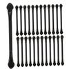 Ipetboom 25pcs Dual-side Eye Shadow Applicators Soft Sponge Makeup Tools for Eye Shadow Blending and Smoothing for Beginners and Professionals Lightweight and Portable view 1