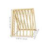 Ipetboom Hair Extension Holder Braiding Rack Wall-mounted Hair Organization Sturdy Wooden Braid Storage Salon Home Use view 2