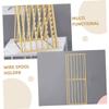 Ipetboom Hair Extension Holder Braiding Rack Wall-mounted Hair Organization Sturdy Wooden Braid Storage Salon Home Use view 3