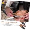 Mikinona 2pcs Simple Shaver Sharpening Cloth Practical Barber Strop Double-sided Manual Shaver Strop Tools view 2